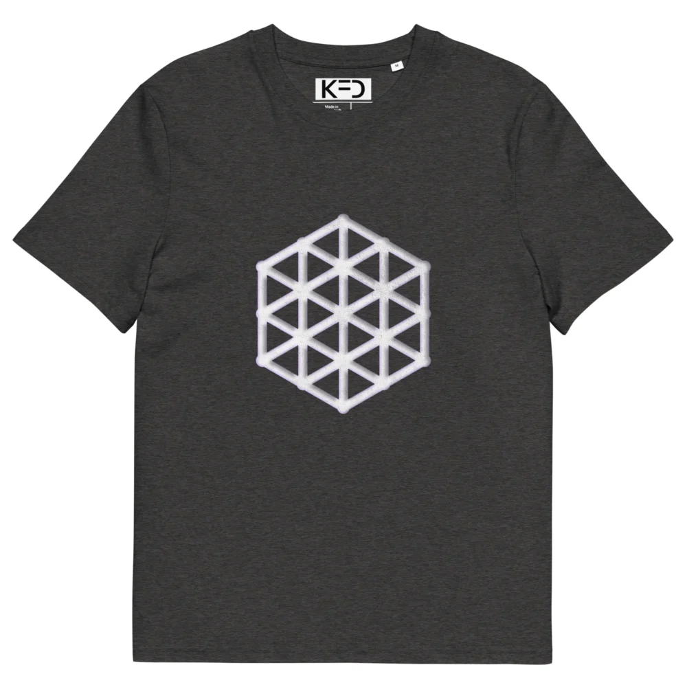 Camiseta de algodón orgánico con geometría sagrada