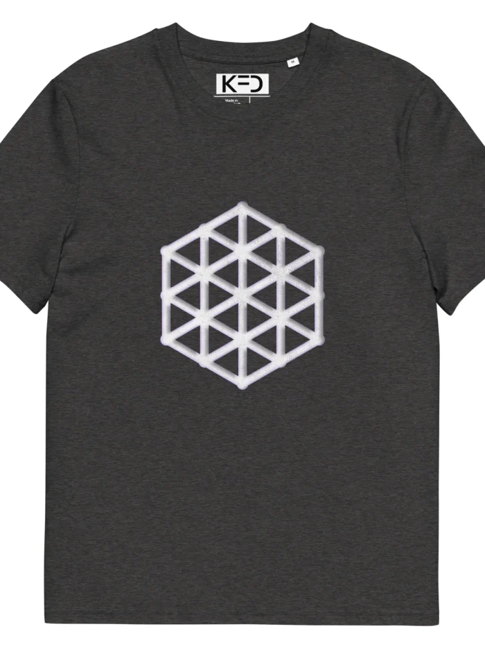 Camiseta de algodón orgánico con geometría sagrada