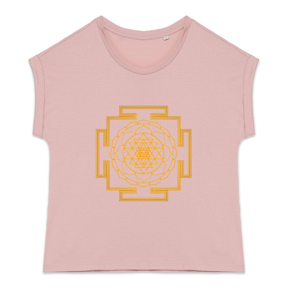 Camiseta orgánica de mujer con Sri Yantra