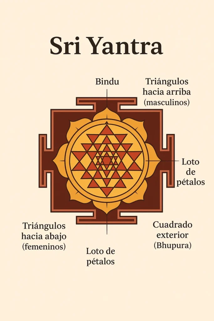 Sri Yantra: Significado, Simbolismo y Poder de la Geometría Sagrada 3 Geometría Sagrada Sri Yantra