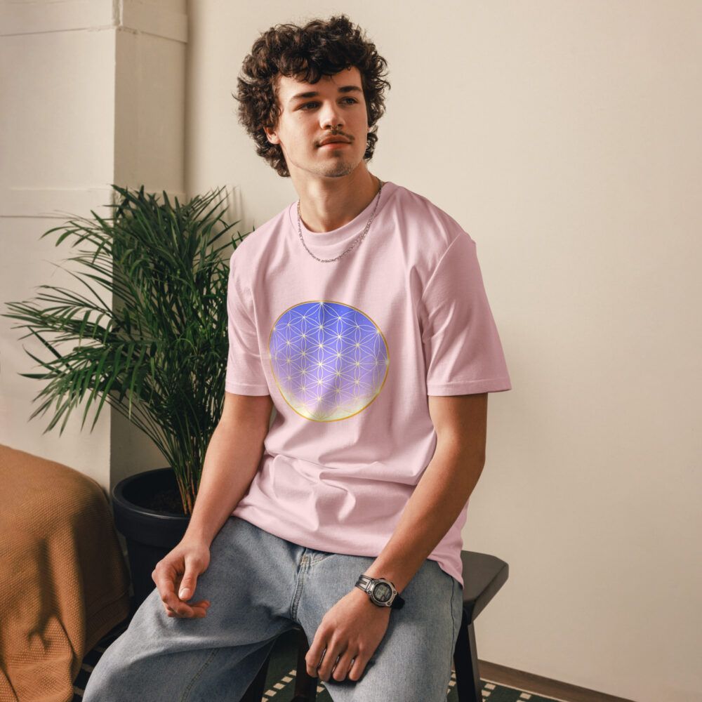 Camiseta de algodón orgánico unisex Flor de la Vida - Imagen 13