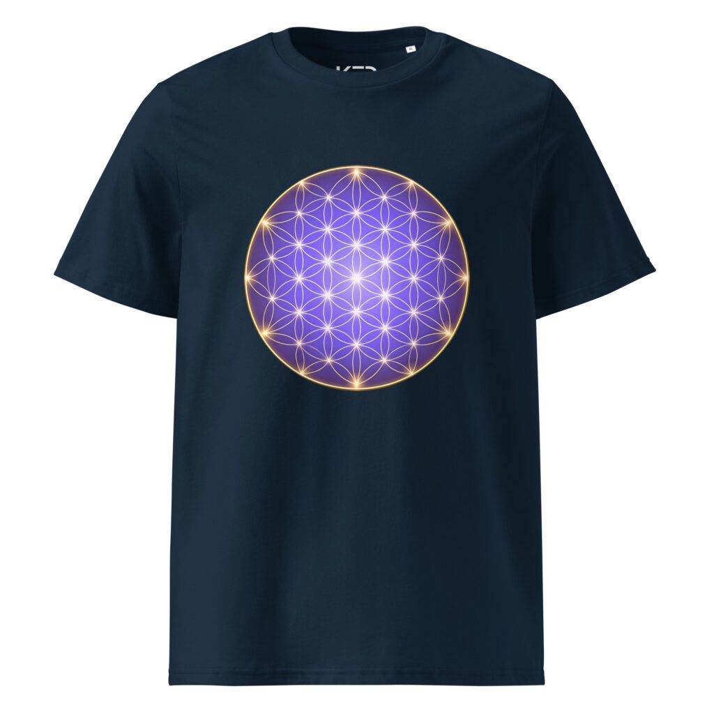 Camiseta con diseño de La Flor de la Vida - Geometría Sagrada